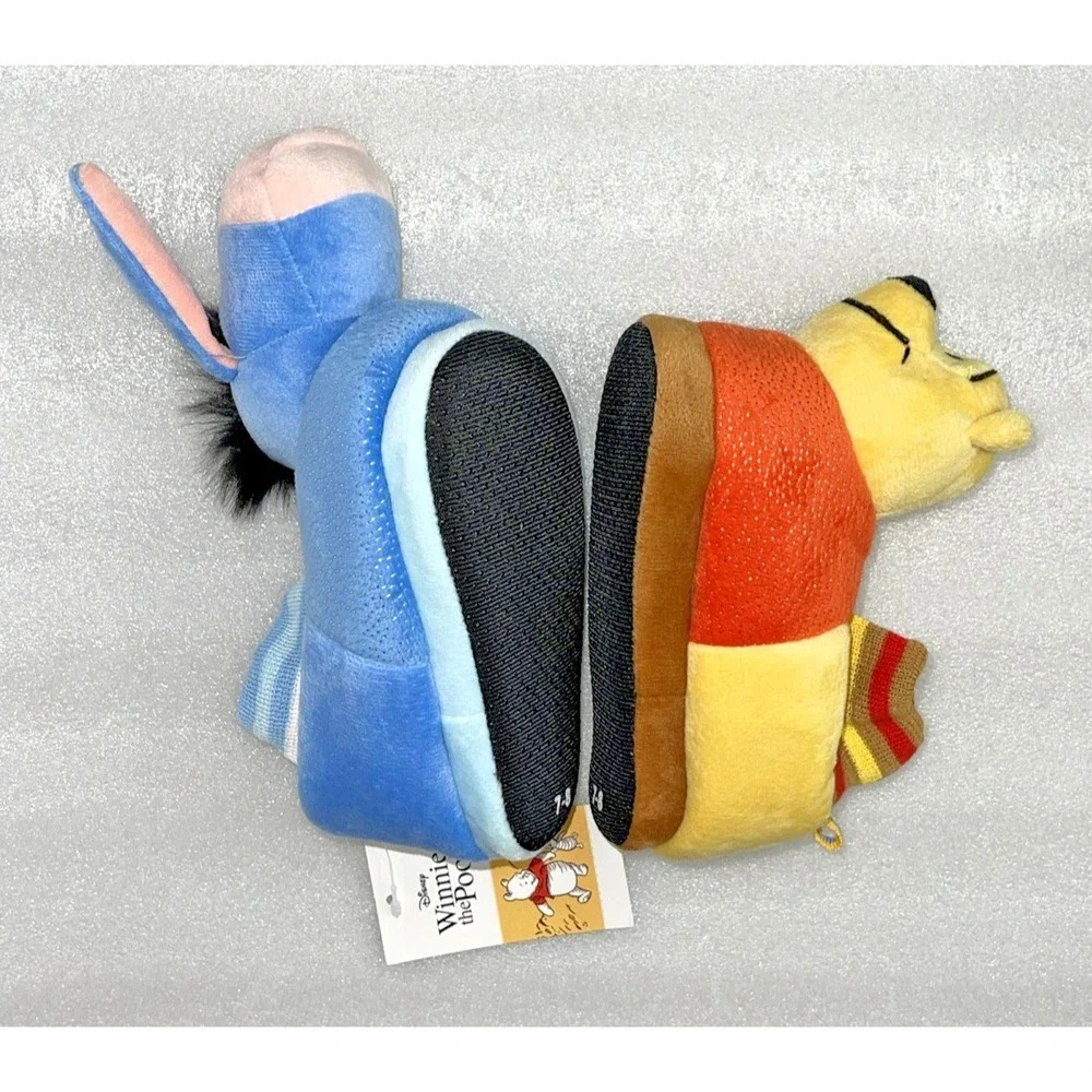 Disney Winnie The Pooh & Eeyore‎ Character Slippers Toddler Size 7/8 NEW